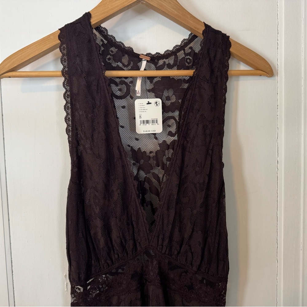 Free People Black Lace Maxi Dress - Picture 4 of 4